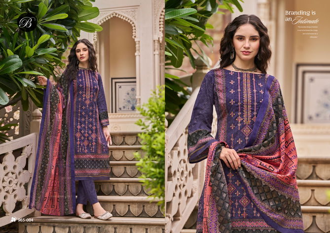 Bin Saeed Vol 7 By Belliza Digital Printed Cotton Dress Material Wholesale Price In Surat
